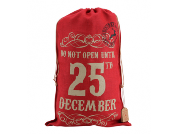 Red Hessian Sack (25 Dec)