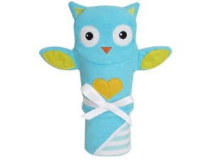 Bath Puppet with Hooded Towel Set